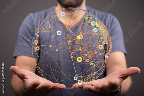 Conceptual image of a perso...