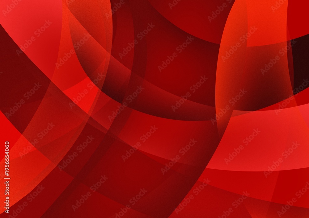 Obraz premium Abstract red gradient waves background, dynamic flowing curves, modern vibrant digital design 