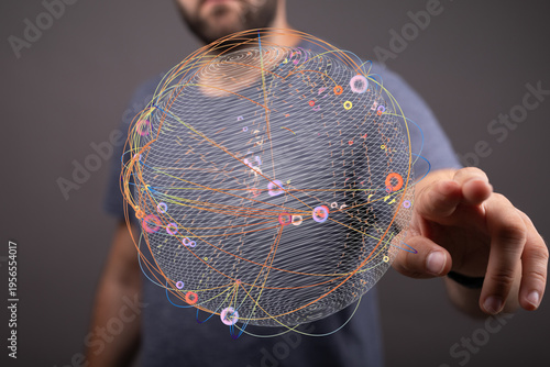 Abstract image showing a ha...