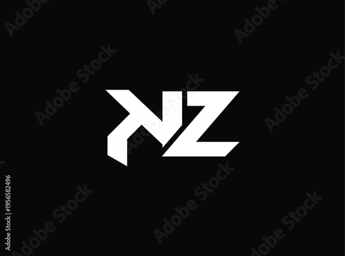 Stylish white nz monogram logo on transparent background Free Download Stylish white nz monogram logo on transparent background - GFXLoad