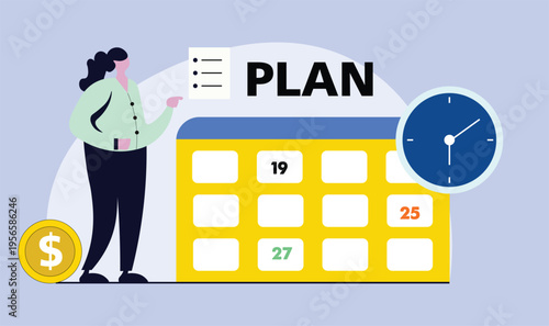 Business Plan concept vector illustration