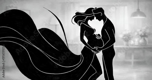 Woman pregnant and her husband 