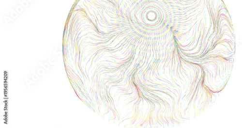 Unique artistic swirling li...
