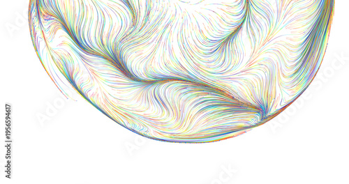 Unique artistic swirling li...