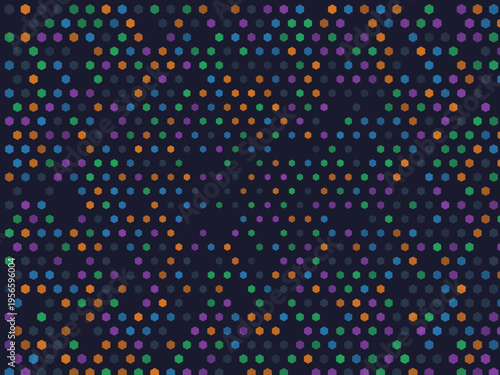 Modern Honeycomb Flow Field Decorative Background