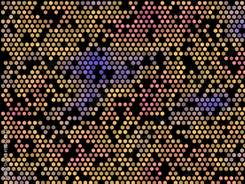 Modern Honeycomb Flow Field Decorative Background