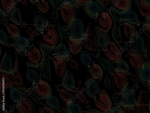 Topographic Contour Map Abstract Vector Background