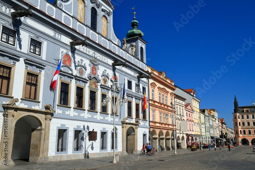 The Magnificent Old Town Hall of Ceske Budejovice Dominates its Historic Square