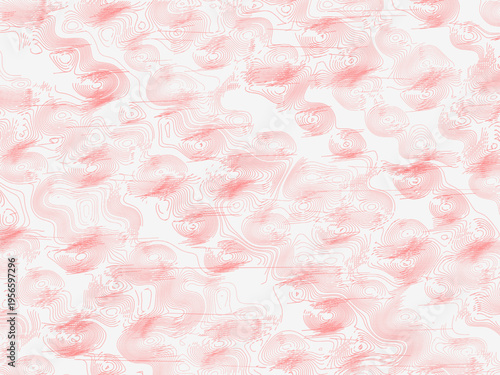 Generative Terrain Lines Organic Texture Art