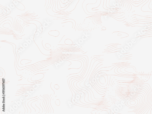 Cartographic Terrain Texture Generative Art Print