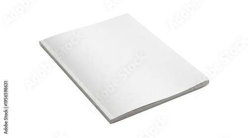 Quadro su tela Blank white hardcover book mockup isolated
