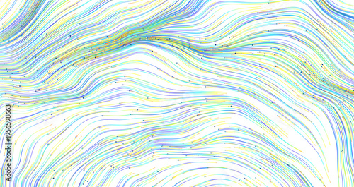 Abstract artwork featuring ...
