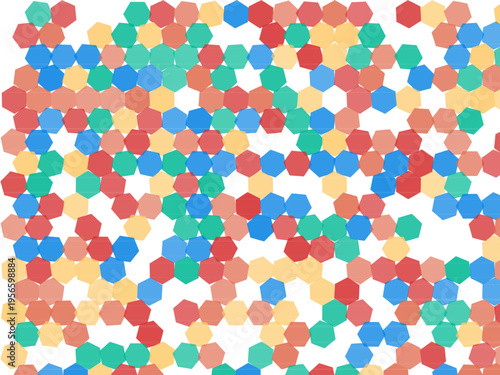 Hexagonal Flow Field Honeycomb Abstract Background