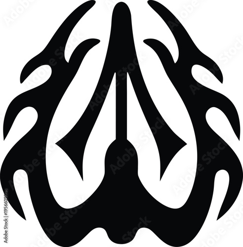 a mantis with folded forelegs in prayer pose the entire image silhouette vector illustration on transparent background