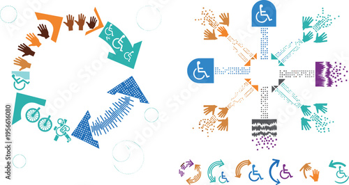 Accessibility and inclusion symbols