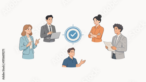 Business team collaboration