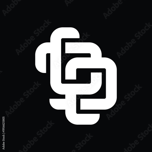 Letter GP Maze Logo Design