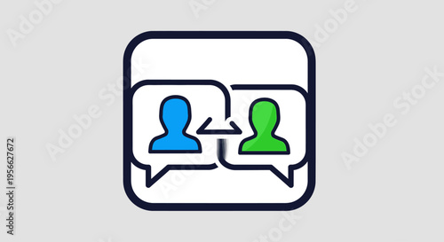 Chat Conversation Between Two People.