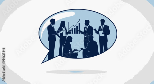 Business people communicating in office.