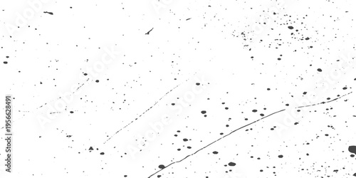 White background with black dust specks, vintage film grain noise style, light scratches, minimal grunge texture, monochrome.