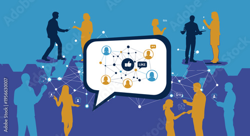 People Communicating with Speech Bubbles.