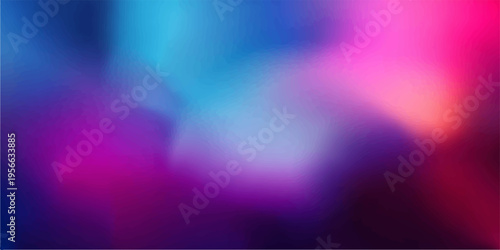 abstract digital art of luminous color spectrum, featuring dynamic gradients of magenta, blue, and cyan hues that blend seamlessly. Evoking a sense of futuristic and modern visual experience.
