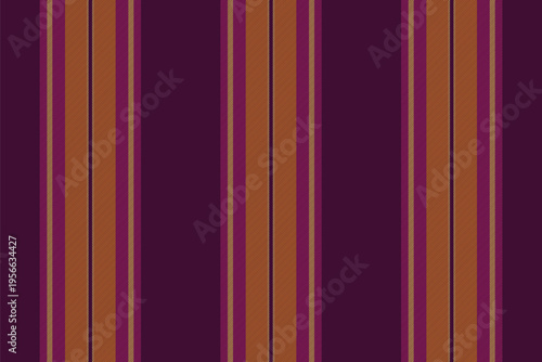 Duvet texture vector pattern, product textile fabric seamless. Forder background vertical stripe lines in dark and carrot orange colors.
