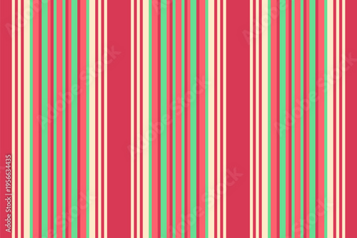Tld-fashioned stripe lines background, jpg vector fabric vertical. Pachinery seamless pattern textile texture in red and blanched almond colors.