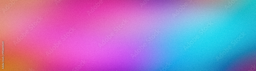 Fototapeta premium Abstract grainy background banner with a soft blend of pastel teal pink and purple