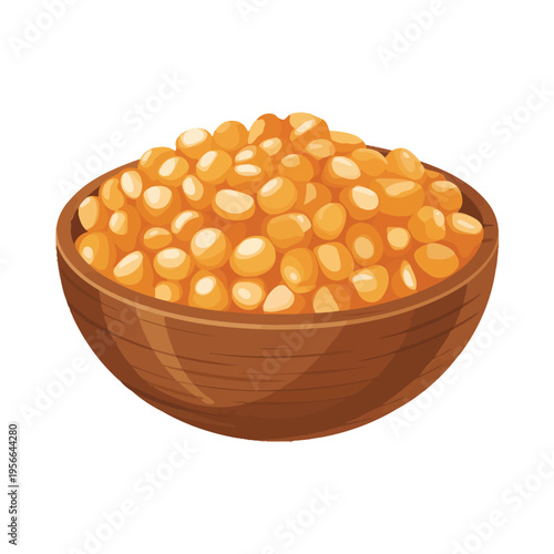 Bowl of cereal and rice with colorful healthy ingredients on white background