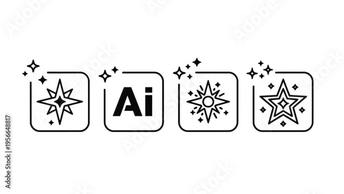 Illustration of aluminum element with atomic particles and snowflakes Vector