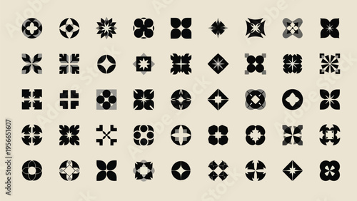 A collection of diverse handwritten and printed alphanumeric characters and symbols Vector