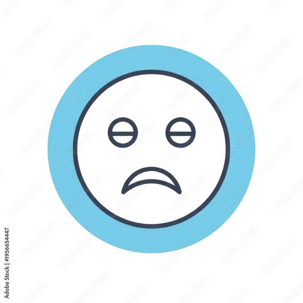 Obraz premium Sad face icon