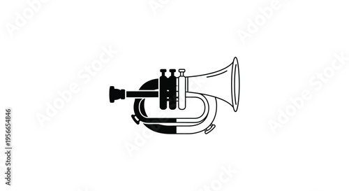 Vector trumpet icon
