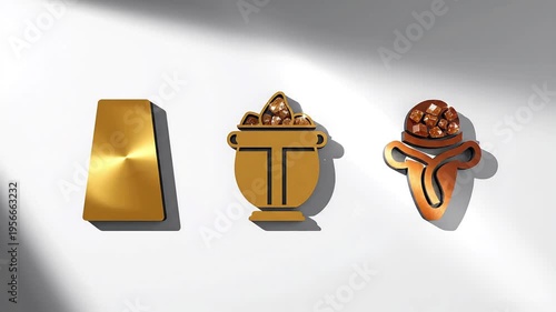 Wallpaper Mural Reyes Magos Iconic Gifts Minimal Visual Representation Torontodigital.ca