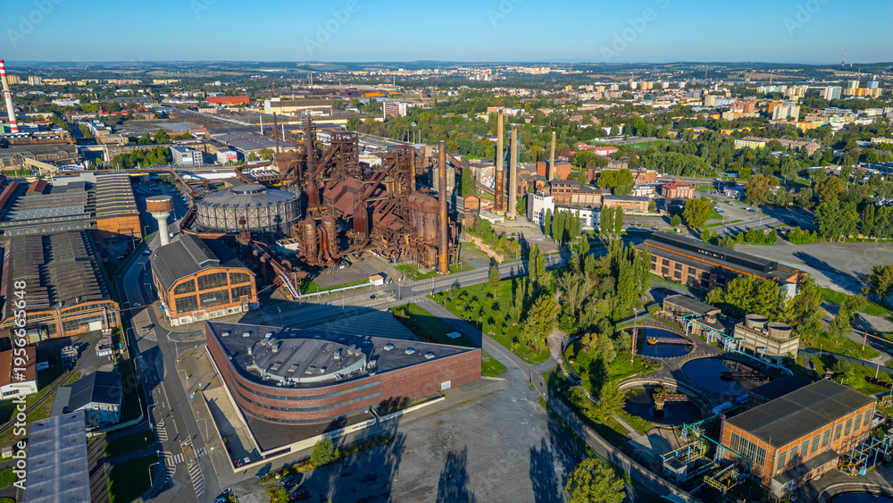 Obraz premium Dolni Vitkovice industrial area in Ostrava, Czech republic