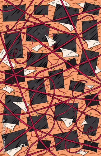 Tangled web of notes and cables