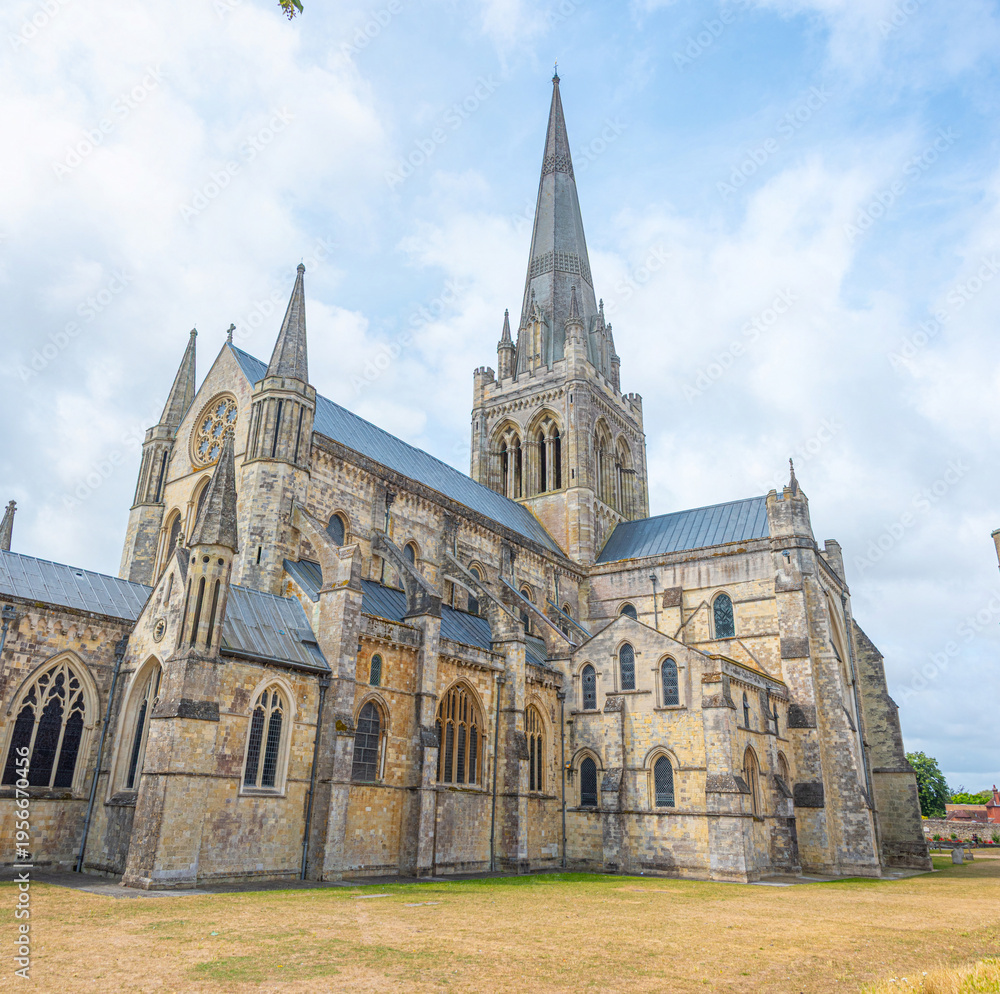 Fototapeta premium View of Chichester cathedral in England