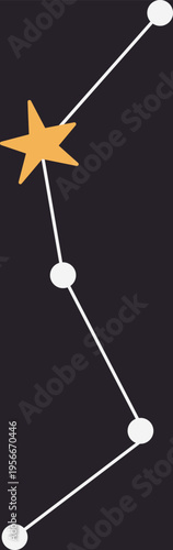 Constellation Ursa Major Linked Stars