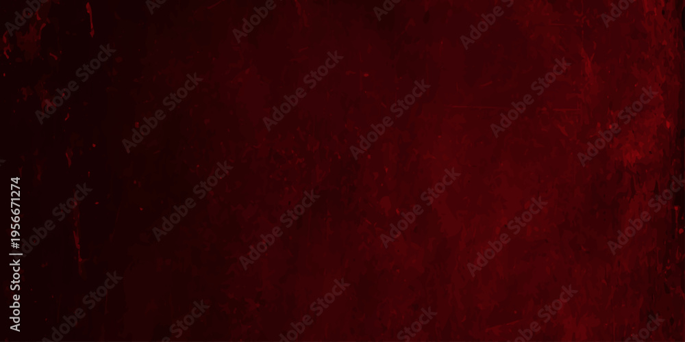 Naklejka premium dark deep red grunge texture background with subtle marble effect and vintage vignetting for cinematic backdrop