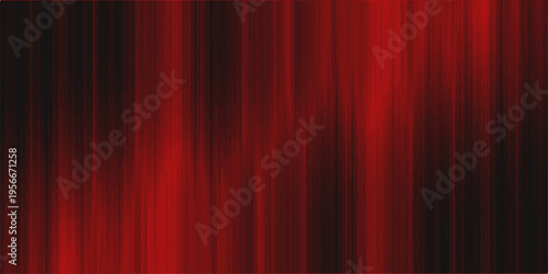 Abstract red and black cinematic stage curtain background with vertical motion blur and soft light gradients