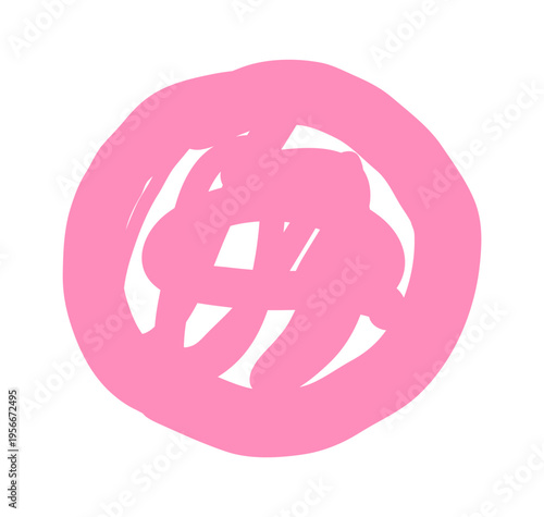 Spiral Scribble Loop Forming Emblem