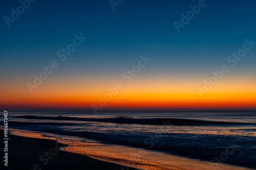 Gradient twilight Sky over the Ocean