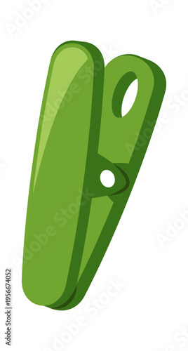 Clothespin Spring Hinge Shading Cartoon