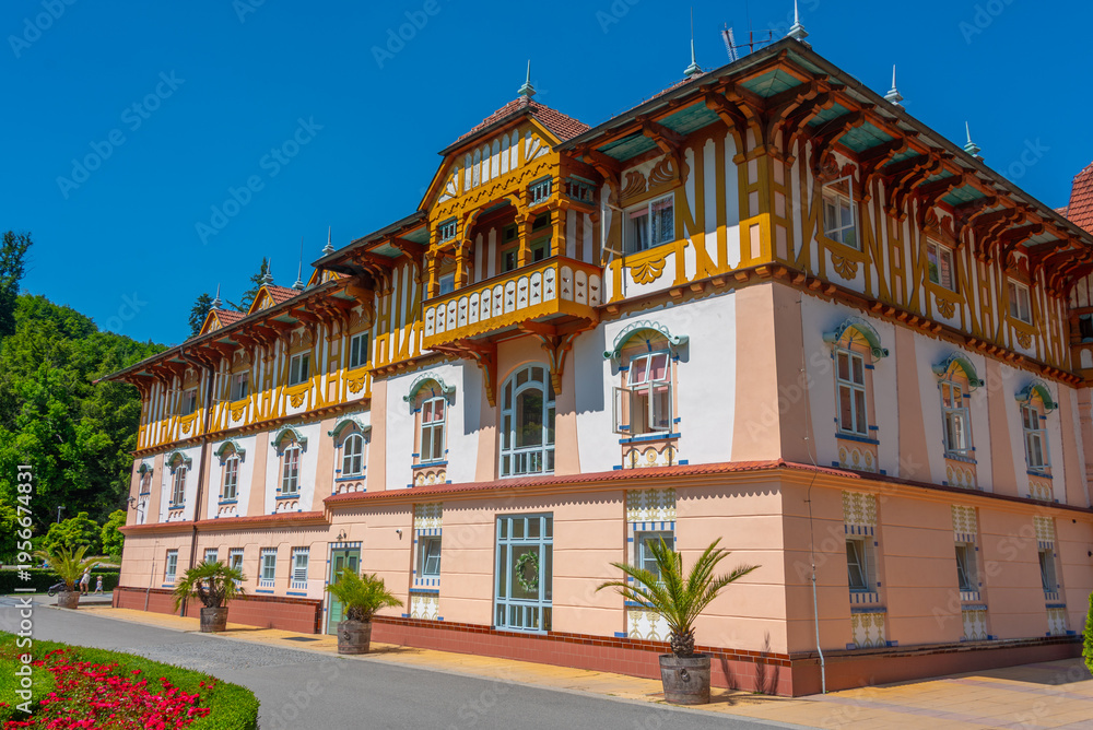 Obraz premium Jurkovic house at Czech spa town Luhacovice