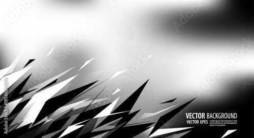 Black and white sharp blades.