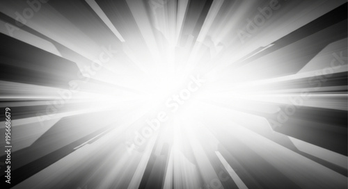 Bright Light Shining Rays.