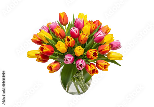 Elegant Rose in Clear Glass Vase Soft Light