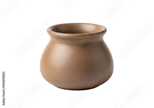 Close up of a Beige Ceramic Pot, Soft Lighting