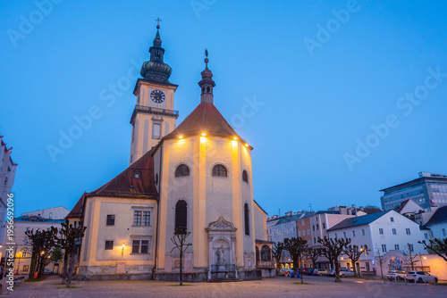 Quadro em tela Parish Church of the Assumption of Mary in Linz, Austria